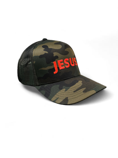 Jesus. Camo & Hunter Orange