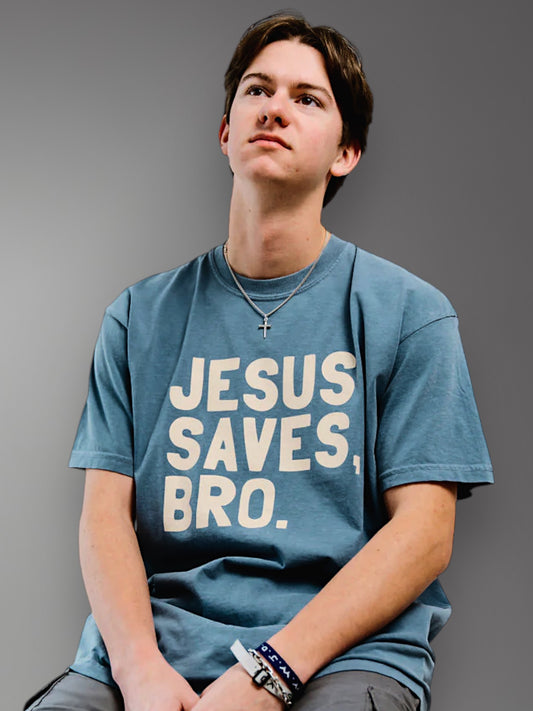 Jesus Saves, Bro. Comfort Color T-Shirt