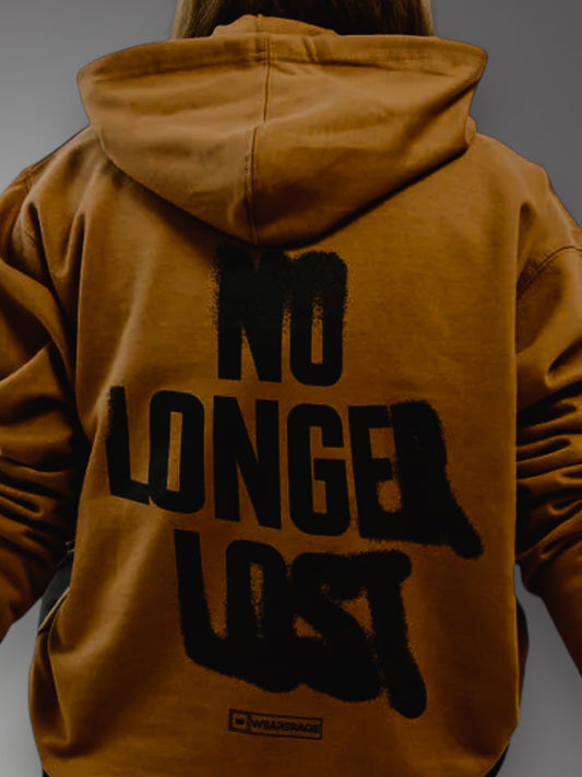 No Longer Lost. Saddle Hoodie